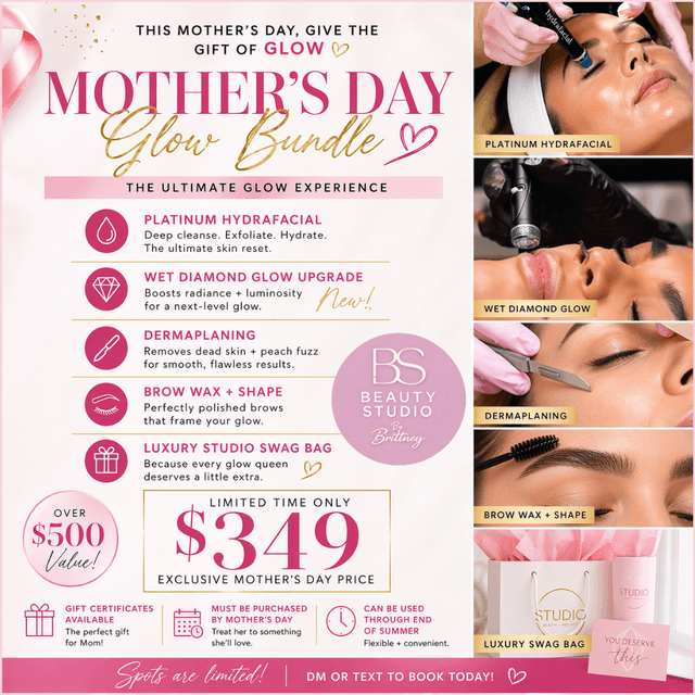 💐Mother’s Day HYDRAFACIAL Bundle at Beauty Studio by Brittney in Frederick, MD